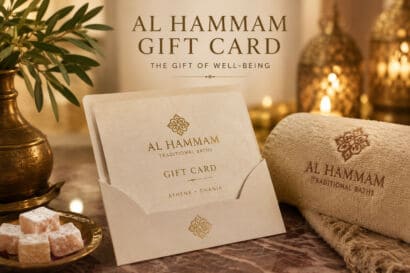 Al Hammam Gift Card for traditional hammam experiences in Athens and Chania